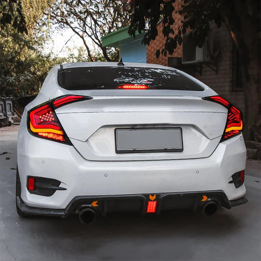 Led Tail Lights For 2016-2021 Honda Civic Sedan 10th Gen