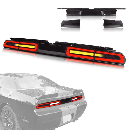 LED Tail Lights For Dodge Challenger 2008-2014 With Sequential Indicators Turn Signals