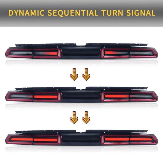 LED Tail Lights For Dodge Challenger 2008-2014 With Sequential Indicators Turn Signals