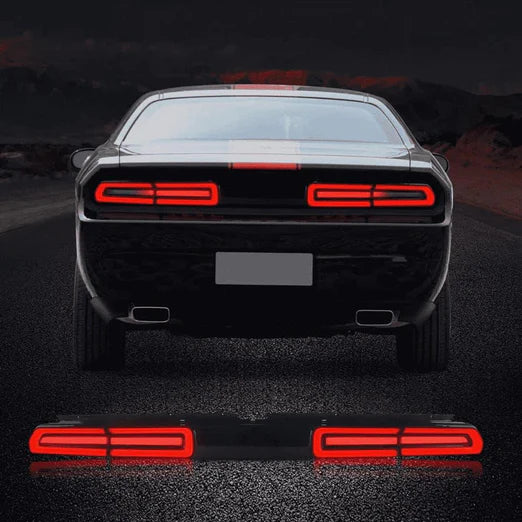 LED Tail Lights For Dodge Challenger 2008-2014 With Sequential Indicators Turn Signals