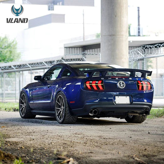 LED Tail Lights For Ford Mustang 2010 2011 2012 with 7 Lighting Modes