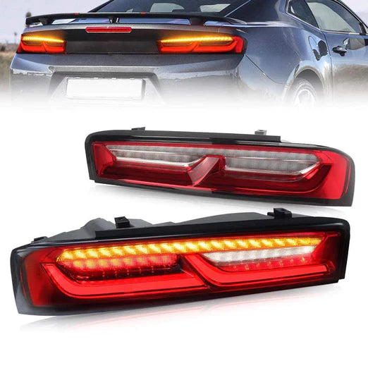 VLAND LED Taillights For Chevrolet Chevy Camaro 2016 2017 2018 with Sequential Switchback Turn Signal