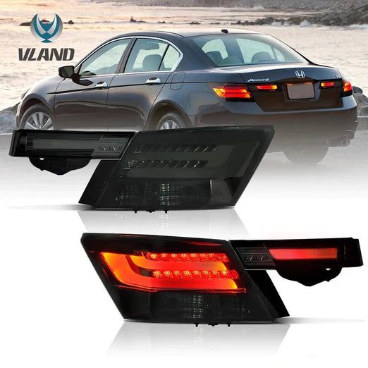 VLAND Tail Lights 4PCS For Honda Accord Inspire 8th Gen 4-Dr Sedan 2008-2013