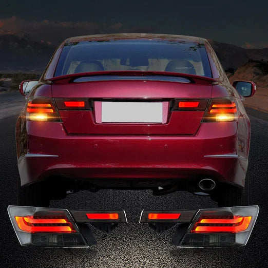 VLAND Tail Lights 4PCS For Honda Accord Inspire 8th Gen 4-Dr Sedan 2008-2013