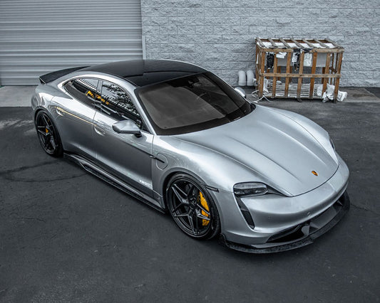 VR Aero Forged Carbon Fiber Aero Kit Package Porsche Taycan Turbo | Turbo S