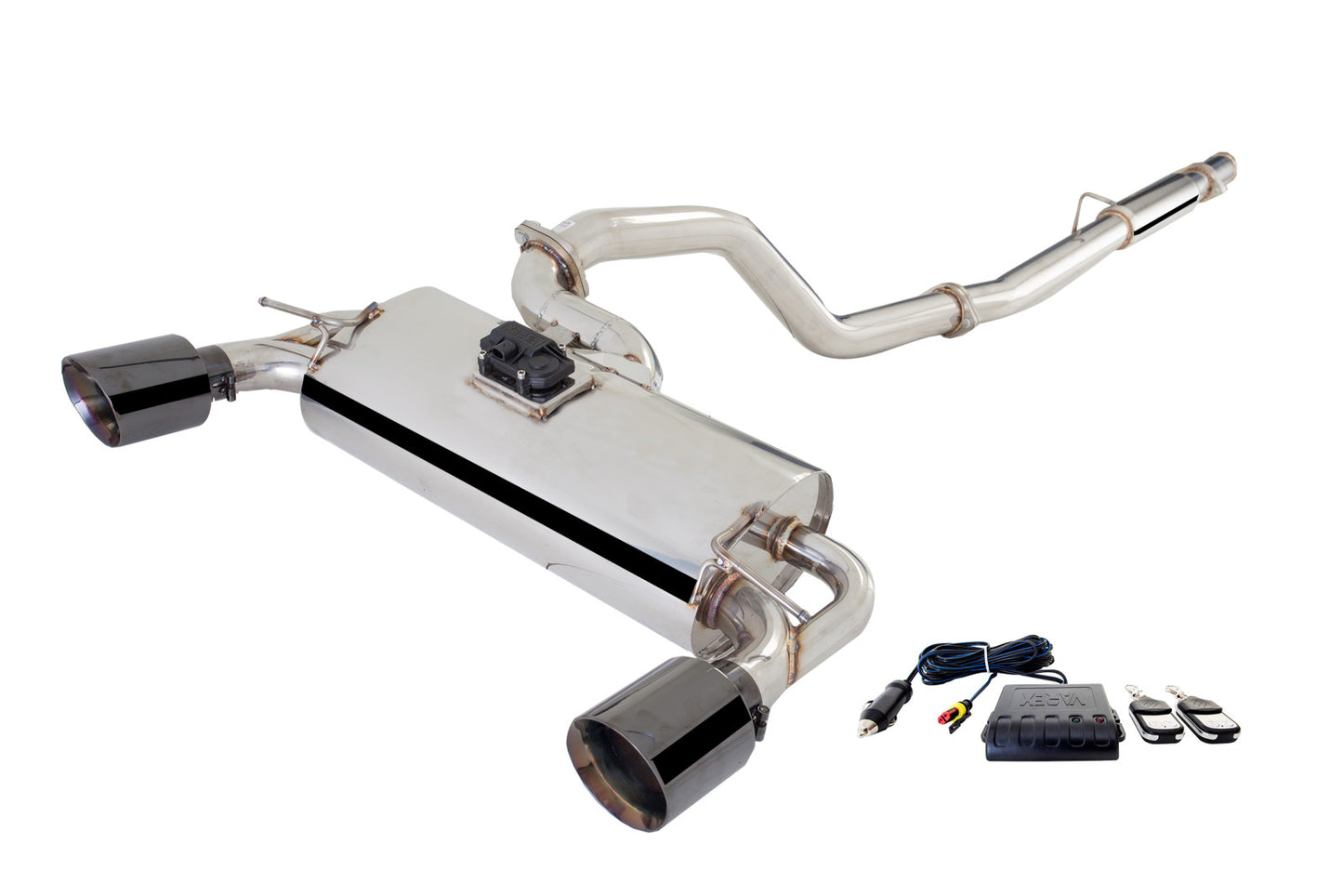 XForce Ford Focus RS AWD Turbo 2016- Stainless Steel 3" Cat Back System with Varex Rear Muffler and Smartbox Controller